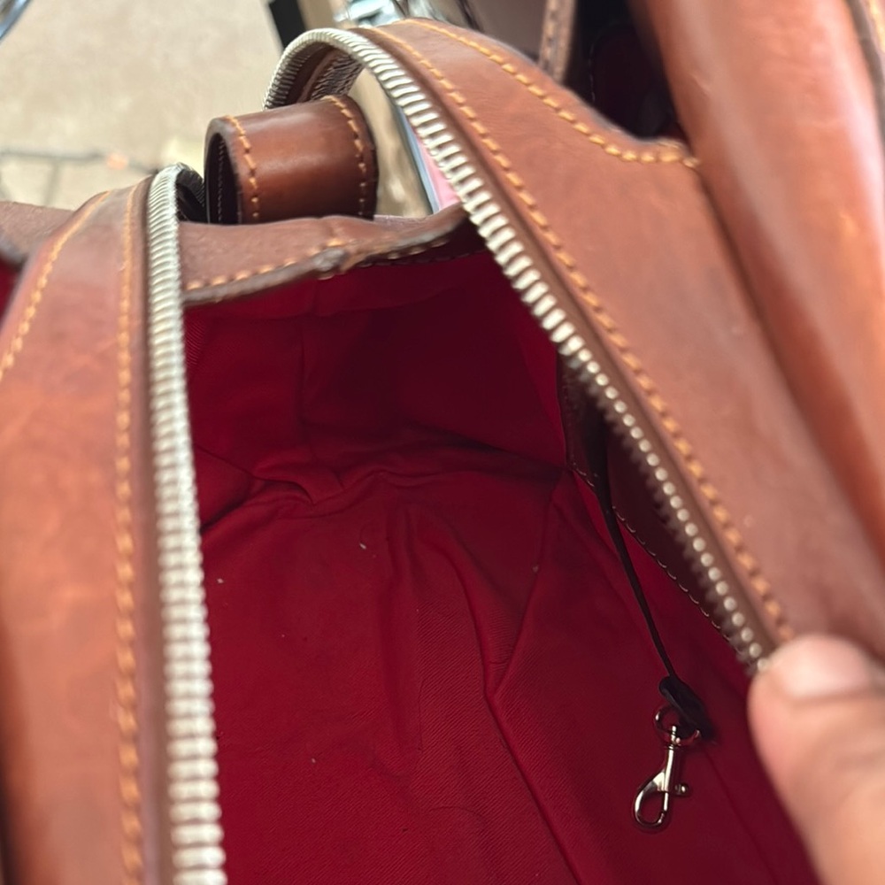 Baldinini Brown Leather Handbag - Picture 3 of 7